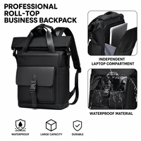 Nouveau sac à dos pour ordinateur portable, tissu imperméable, minimaliste, pour affaires, école, sac à dos de jour, multi-poches