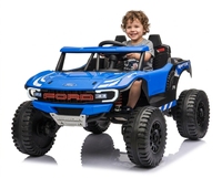 Voiture électrique pour enfants certifiée CE, 2 places, sièges en cuir, lumières LED, musique, batterie 24V sous licence