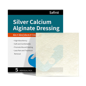 Pansement transfrontalier en alginate aux ions d'argent, stérilisation par irradiation, remplissage d'exsudat, pansement humide en gel pour plaies - Product Image 2
