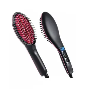large stock simply straight electric hair comb smooth negative ion hair straightener with comb