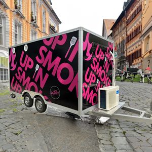 Carrito de Comida Móvil 2025 para Venta de Kebab y Café, Suministros de Remolque, Soporte para Rickshaw Móvil, Camión de Comida Pequeño - Product Image 2
