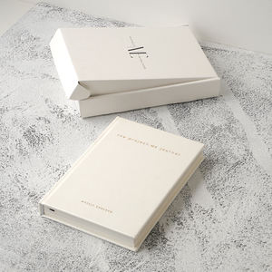 Set De Caja De Regalo De Papel Kraft A5 Personalizado En Oferta Con Agenda De Bodas Y Amor Propio De Cuero PU Con Caja De Regalo - Product Image 2