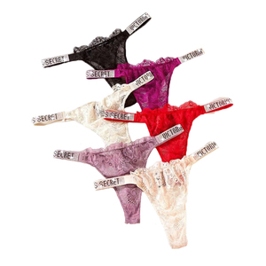 Culottes <span class=keywords><strong>string</strong></span> invisibles sans couture pour femmes, sexy, tanga, sous-vêtements confortables en tricot - Product Image 1