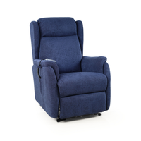 Fauteuil inclinable électrique en tissu tissé avec poche latérale pour personnes âgées, idéal pour le salon et la maison