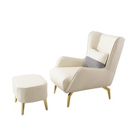 Fauteuil inclinable moderne et confortable en similicuir pour salon et chambre à coucher, design ergonomique, style chaise longue relaxante