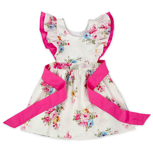 32 Idées pour des vêtements pour bébés en coton biologique imprimé numérique floral australien, robe élégante pour fille à manches courtes/sans manches, personnalisation - Product Image 3