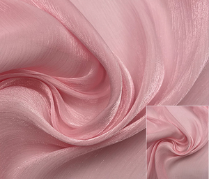 Tessuto in Organza Crepe 100% poliestere trasparente lucido traspirante per <span class=keywords><strong>abbigliamento</strong></span> donna - Product Image 5