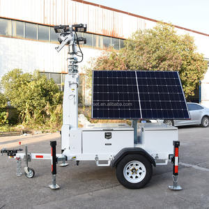 Remolques de torre de iluminación portátiles respetuosos con el medio ambiente Torres de luz LED solares en <span class=keywords><strong>alquiler</strong></span> - Product Image 5