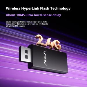 Nouveau casque de jeu sans fil AULA G7/G7pro, casque de haute qualité 7.1 canaux avec microphone et faible latence pour jeux <span class=keywords><strong>FPS</strong></span> - Product Image 4