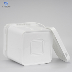 10L Heavy Duty vuông Xô Nhựa với nắp cấp thực phẩm <span class=keywords><strong>container</strong></span> cho công nghiệp chất lỏng & bao bì thực phẩm - Product Image 5