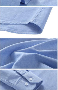 Camisa <span class=keywords><strong>Oxford</strong></span> de Hombre 100% Algodón, Manga Larga, Casual, Bordada - Product Image 6