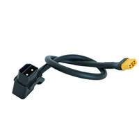 كابل شحن بطارية ليثيوم عالي الطاقة وسريع الشحن مع سلك PVC 10AWG وموصلات XT90 ذكر-أنثى وقابس طاقة IEC C13 C14