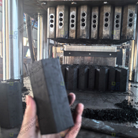Ligne de production complète de briquettes de charbon de bois pour barbecue, usine de briquettes de charbon de bois de coque de noix de coco et de bambou, prix