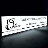 Enseigne Lumineuse Suspendue LED 3D, Boîte à Lettres Lumineuse Personnalisée en Métal, Enseigne Murale pour Bureau, Magasin, Entreprise