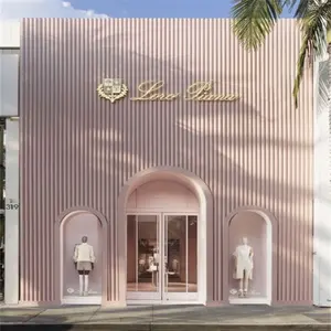 CIRI Factory Luxury Lady Boutique Dresses Clothing Racks Metal Interior Store Photos Cloth Shop Furniture Design