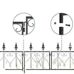 Clôture de jardin en fil métallique PVC antirouille pour commerce électronique transfrontalier Cadre 3D Cour extérieure Paysage <span class=keywords><strong>Terrasse</strong></span> Barrière - Product Image 5