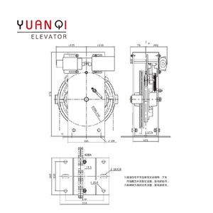 OX-187/OX-186/OX-186A ограничитель скорости лифта запасных частей подъема скорость губернатор двухсторонняя машина бесшумный электромагнитный - Product Image 2