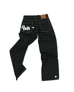 Salati Jeans Fabricante Y2K Bootcut Pierna ancha Cintura alta Suelta Estilo japonés Raw Selvedge Flared Denim Pant Baggy Jeans <span class=keywords><strong>para</strong></span> hombre - Product Image 4