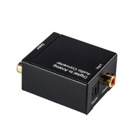 Decodificador de sonido de audio óptico a analógico DTS digital de 5,1 canales coaxial a RCA