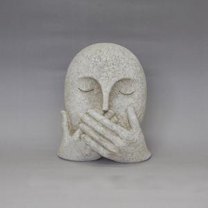 All'ingrosso decorazione <span class=keywords><strong>di</strong></span> Halloween <span class=keywords><strong>arte</strong></span> regali decorazioni statua pensatore non <span class=keywords><strong>vedere</strong></span> il male non sentire nessun male parlare male astratta faccia ornamento - Product Image 1