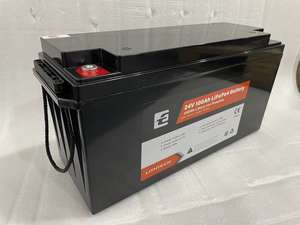 بطارية ليثيوم lifepo4 بجهد 24 فولت 100 أمبير/ساعة 150 أمبير/ساعة 200 أمبير/ساعة 300 أمبير/ساعة 400 أمبير/ساعة مع نظام bms ذكي لتخزين الطاقة المنزلية - Product Image 4