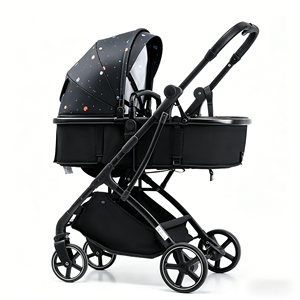 Vente en gros de poussettes pour bébés à 4 roues, poussettes pour poupées réglables, poussettes personnalisées pour bébés - Product Image 1