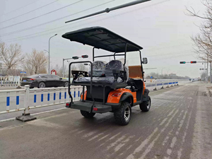 Voitures de golf électriques 3-4 places rouges les <span class=keywords><strong>moins</strong></span> chères, chariots de golf Power Glide, chariots de golf 72V avec batterie au lithium - Product Image 4