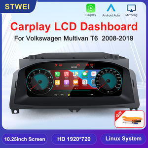 Stwei Écran LCD numérique 10,25 pouces pour Volkswagen T6 2008-2019 Tableau de bord Compteur de vitesse CarPlay sans fil Android Auto - Product Image 2