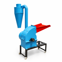 Nouvelle machine à broyer les tiges de maïs multifonctionnelle 350-20, broyeur à marteaux, moulin à maïs, 4,5 kW, 300 kg/h, acier inoxydable, haute productivité