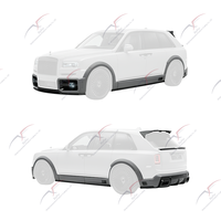 Kit carrosserie en fibre de carbone style UB personnalisé pour Rolls Royce Cullinan : pare-chocs, lèvre avant, jupes latérales, arches de roues, diffuseur arrière