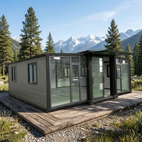 Maison conteneur en acier à panneaux sandwich extensibles de 40 pieds de haute qualité, hôtel préfabriqué à assemblage rapide, adapté aux mineurs