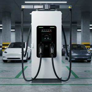 Chargeur EV DC compact Starcharge Titan V5 180 kW, empreinte de 750x720 mm, station de charge au sol haute densité, gain de place - Product Image 1