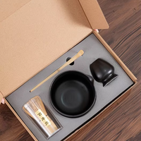 Autocollants personnalisés avec logo pour emballage, kits de thé matcha de remplacement, bol à matcha Chawan, kit japonais pour faire du matcha personnalisé