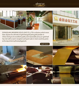 แผ่นทองและเงินเลียนแบบคุณภาพสูง ขนาด 14*14 ซม. จากอิตาลี สำหรับงานเพ้นท์ งานกรอบรูป งานตกแต่งรถยนต์ <span class=keywords><strong>และ</strong></span>งานปิดทองโลหะ - Product Image 6