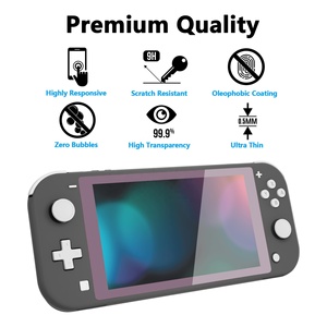 Clear Anti-Finger Print Anti Shock 9d Hardness <b>Screen</b> Guard Tempered Glass <b>Screen</b> <b>Protectors</b> <b>for</b> <b>Nintendo</b> <b>Switch</b> Lite Console - Product Image 3