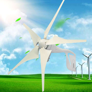 เครื่องกำเนิดไฟฟ้าพลังงานลมแบบแนวนอน 400W 12V/24V กังหันลม 400W เครื่องกำเนิดไฟฟ้าพลังงานลม กังหันลม 400W - Product Image 5