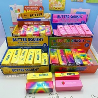 Jouet Squishy Ultra-Doux en PU, Populaire sur Internet, en Forme de Barre de Lait, à Rebond Lent, pour Soulager le Stress au Travail, à l'École, à partir de 3 Ans, Emballé en Boîte