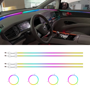 Bande LED RGBIC Premium pour éclairage d'ambiance intérieur de voiture, éclairage d'atmosphère pour Denza D9 2022-2024 - Product Image 1