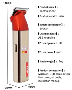 MRY elettrico T9 con testa a baldena per capelli a LED Display tagliacapelli Cordless per capelli macchina per il taglio di potere barba Trimmer per gli uomini - Product Image 6