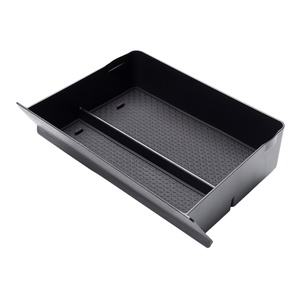 Car Gadget Plastic Center Console Storage Box Compartment Drawer Box For Tesla Model S/X
