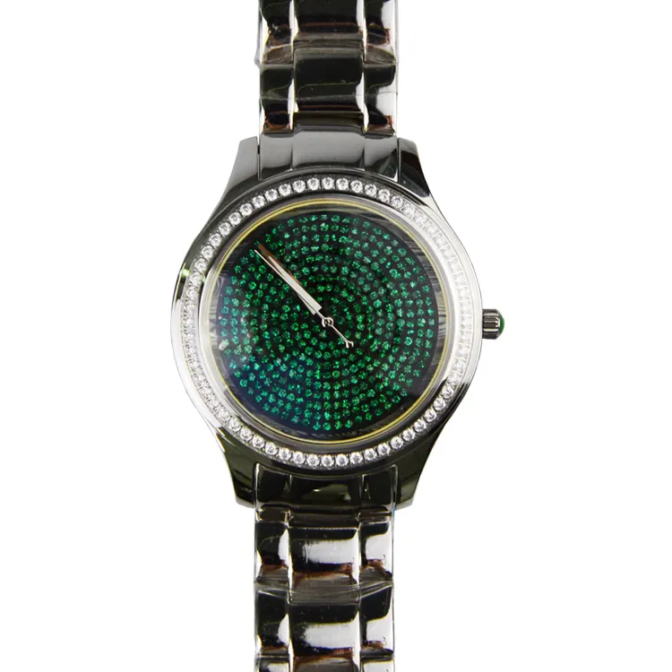 diamond watch mens luxury Custom Dial Timepieces Luxury Lady DIY Jewelry Watch Set Flower Watches