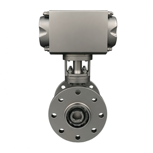 Válvula de Mariposa Neumática de Acero Inoxidable 304 de Doble Brida con Asiento Metálico de Alto Rendimiento COVNA PN16 - Product Image 1