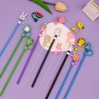 Nouveau bouchon de paille en silicone, diamètre 8-10 mm, réutilisable, personnalisé, anti-poussière, accessoire pour gobelet à eau