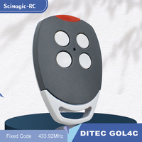 Télécommande de Clonage DITEC GOL4C en Gros d'Usine, Code Fixe 433MHz, 4 Canaux, Duplicateur Portable pour Ouvre-Porte de Garage