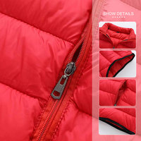 Gilet matelassé léger et décontracté pour homme, style designer, avec fermeture éclair, idéal pour l'hiver – Vente en gros