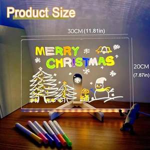 Tablero de escritura LCD reutilizable con dibujo de brillo mágico de 8,5 pulgadas, tablero iluminado con protección ocular para niños, el mejor regalo de cumpleaños para niños pequeños 3 + - Product Image 6