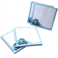 Bloc-notes personnalisé mignon et kawaii, impression couleur, bloc-notes de bureau, ensemble de notes autocollantes, vente chaude