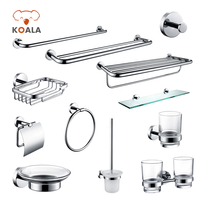 Koala A00727 OEM ODM Ensemble de quincaillerie murale en acier inoxydable et laiton chromé BN ORB, design chinois écologique et compétitif