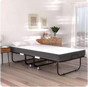 Folding <strong>Bed</strong> with Mattress Portable Foldable Roll Away Adult <strong>Bed</strong> for <strong>Guest</strong>, 5-inch Thick Memory Foam Mattress - Product Image 5