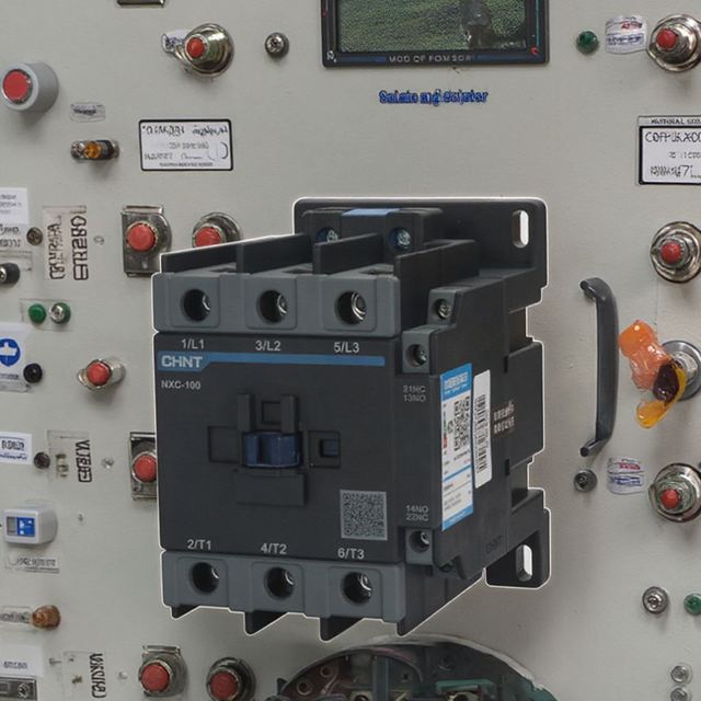 Single Phase NXC-65 18 25 32 CJX2-1210 6511CHNT Electrical Contactor AC 220V Main Circuit Rating Voltage